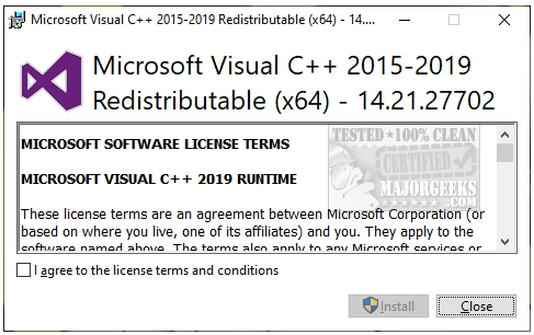 Microsoft Visual C 15 19 Redistributable Package 14 25 3