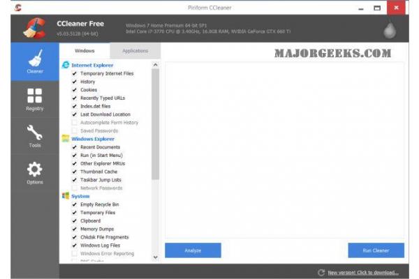 CCleaner 6.00 released