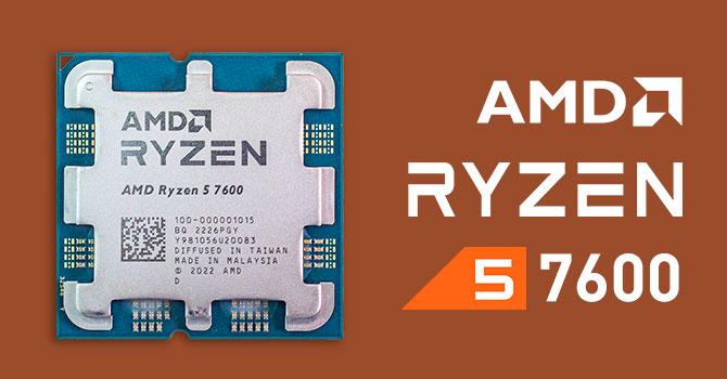 AMD Ryzen 9 7900 and Ryzen 5 7600 Review - Gaming and workstation tests on  energy saving flame
