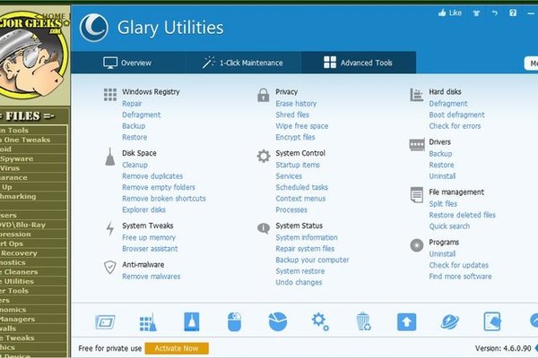 Glary Utilities 5.207 released