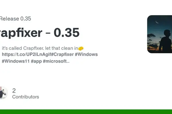 Crapfixer 0.35 released