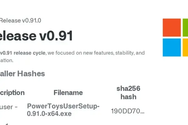 PowerToys 0.91 released