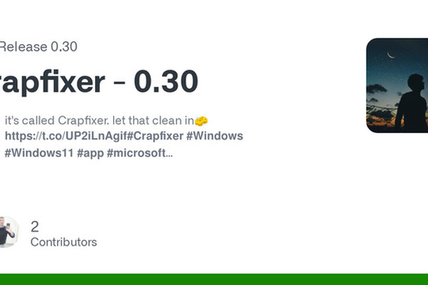 Crapfixer 0.30 released