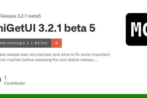 UniGetUI 3.2.1 Beta 5 released
