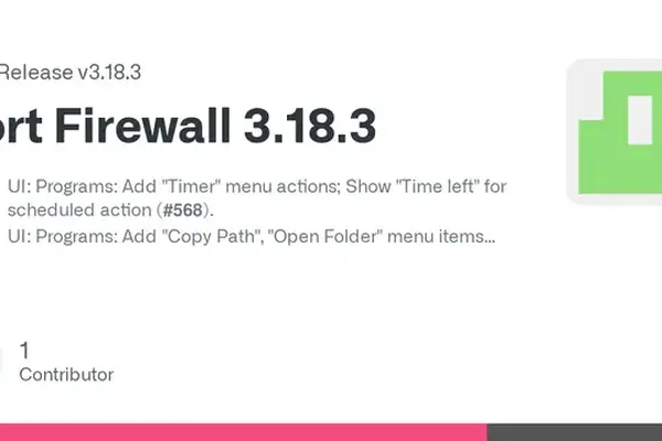 Fort Firewall 3.18.3 released