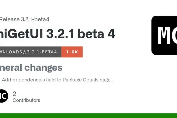 UniGetUI 3.2.1 Beta 4 released