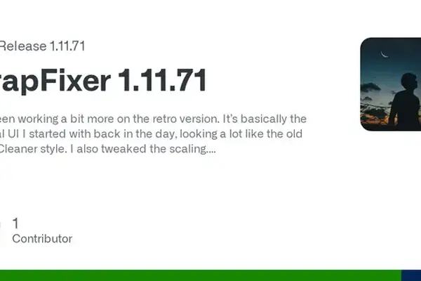 CrapFixer 1.11.71 released