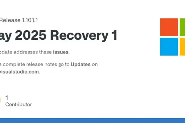 Visual Studio Code 1.101.1 released