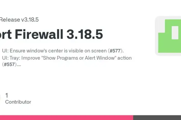 Fort Firewall 3.18.5 released