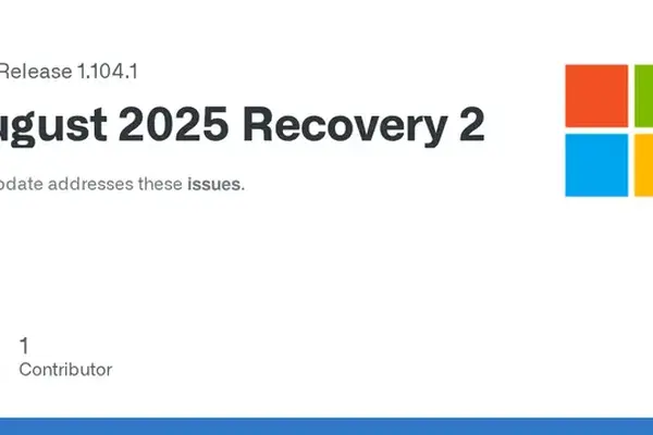 Visual Studio Code 1.104.1 released