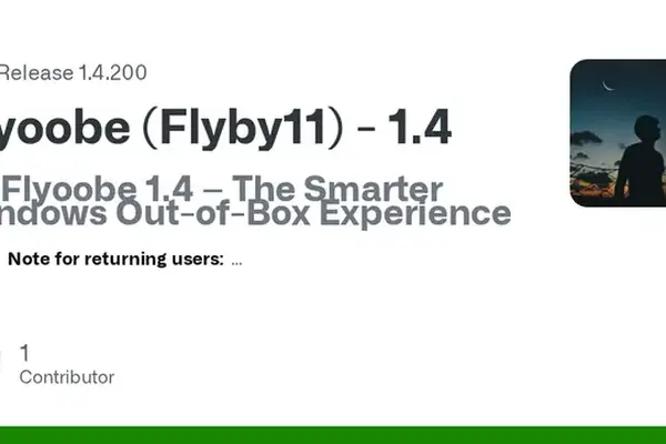 Flyoobe (Flyby11) 1.4 released