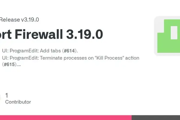 Fort Firewall 3.19.0 released