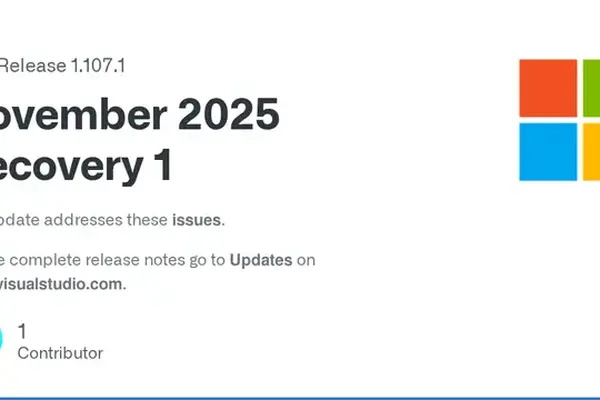 Visual Studio Code 1.107.1 released