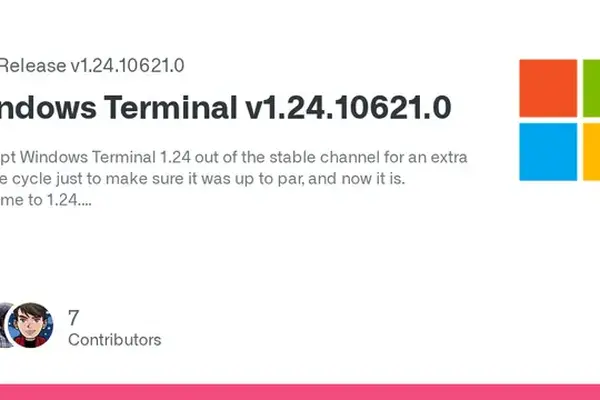 Windows Terminal 1.24.10621.0 Fixes Icon Leakage, Boosts Performance, and Simplifies Extensions