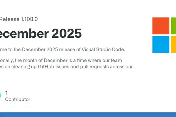 Visual Studio Code 1.108 released