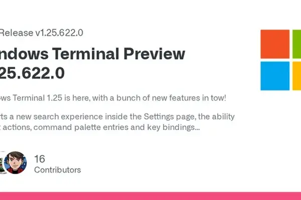 Windows Terminal Preview 1.25.622.0: How to Quickly Find Settings and Fix Common Key‑Binding Glitches