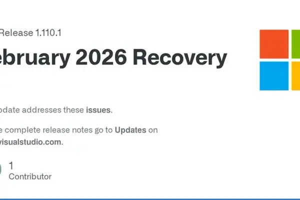 Visual Studio Code 1.110.1 Update: Security Fixes and Performance Enhancements