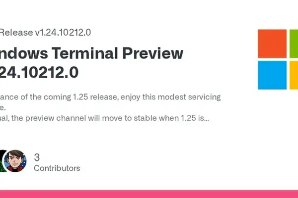 Windows Terminal Preview 1.24.10212.0 released