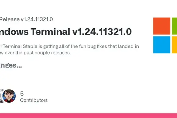 Windows Terminal 1.24.11321.0 released