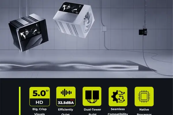 TRYX TURRIS Dual-Tower 5 Air Cooler Review and more