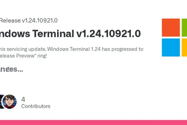 Windows Terminal 1.24.10921.0 released