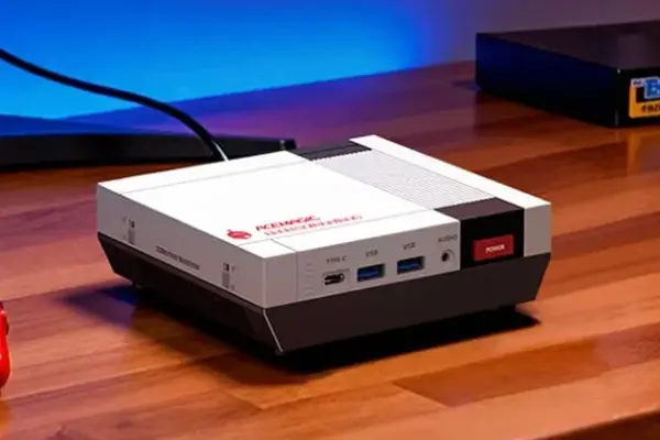 ACEMAGIC Retro Mini PC, Razer Blade 18 Gaming Laptop, Intel Xeon Workstation CPU, and Ugreen NAS Drive