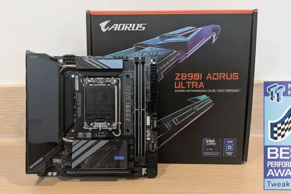 GIGABYTE Z890I Motherboard, HYTE X50 PC Case, SCUF Omega Smoke Controller, and Memblaze Gen5 SSD Analysis