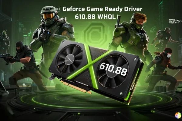 NVIDIA GeForce Game Ready Driver 610.88 WHQL Released for Halo and RTX 50 Fix